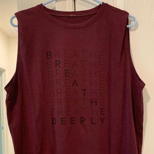 Lululemon sleeveless workout shirt